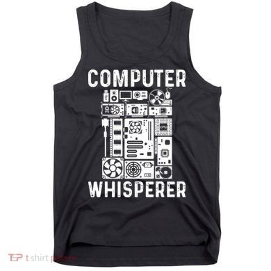 Funny Computer Geek Tech Nerd Computer Whisperer Tank Top