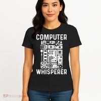 Funny Computer Geek Tech Nerd Computer Whisperer Women's T-Shirt thumb 4