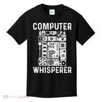 Funny Computer Geek Tech Nerd Computer Whisperer Kids T-Shirt thumb 0