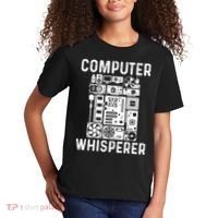 Funny Computer Geek Tech Nerd Computer Whisperer Kids T-Shirt thumb 2
