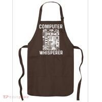 Funny Computer Geek Tech Nerd Computer Whisperer Apron thumb 0