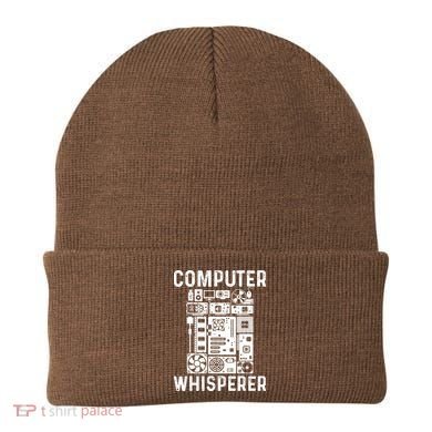 Funny Computer Geek Tech Nerd Computer Whisperer Beanie