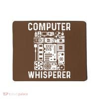Funny Computer Geek Tech Nerd Computer Whisperer Mousepad thumb 0