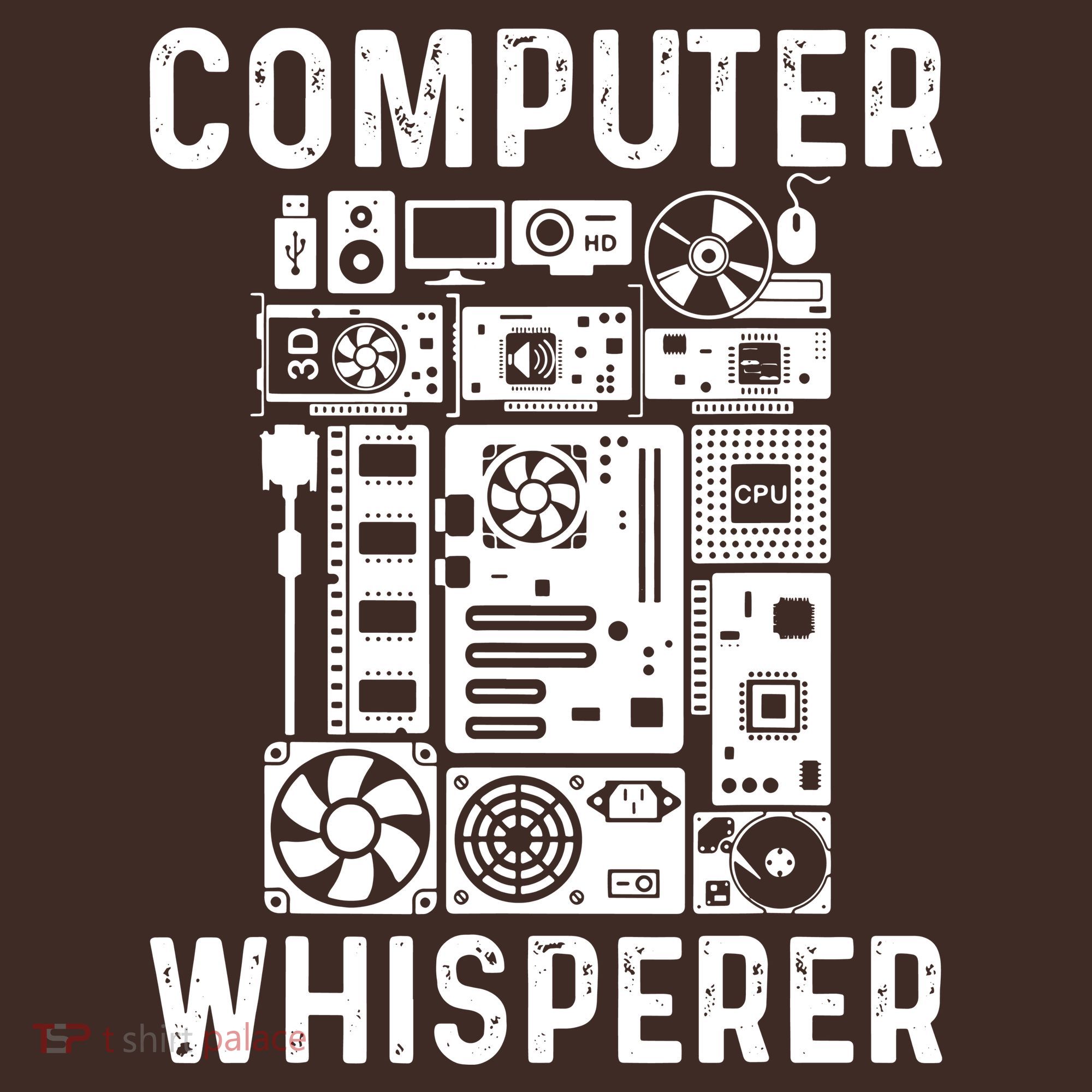 Funny Computer Geek Tech Nerd Computer Whisperer Baby Bodysuit