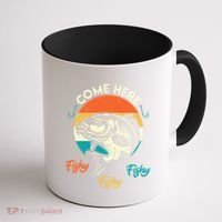 Fisher Come Here Fish Y Fishy Fishy Funny Fishing Gift Coffee Mug thumb 1