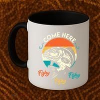 Fisher Come Here Fish Y Fishy Fishy Funny Fishing Gift Coffee Mug thumb 2
