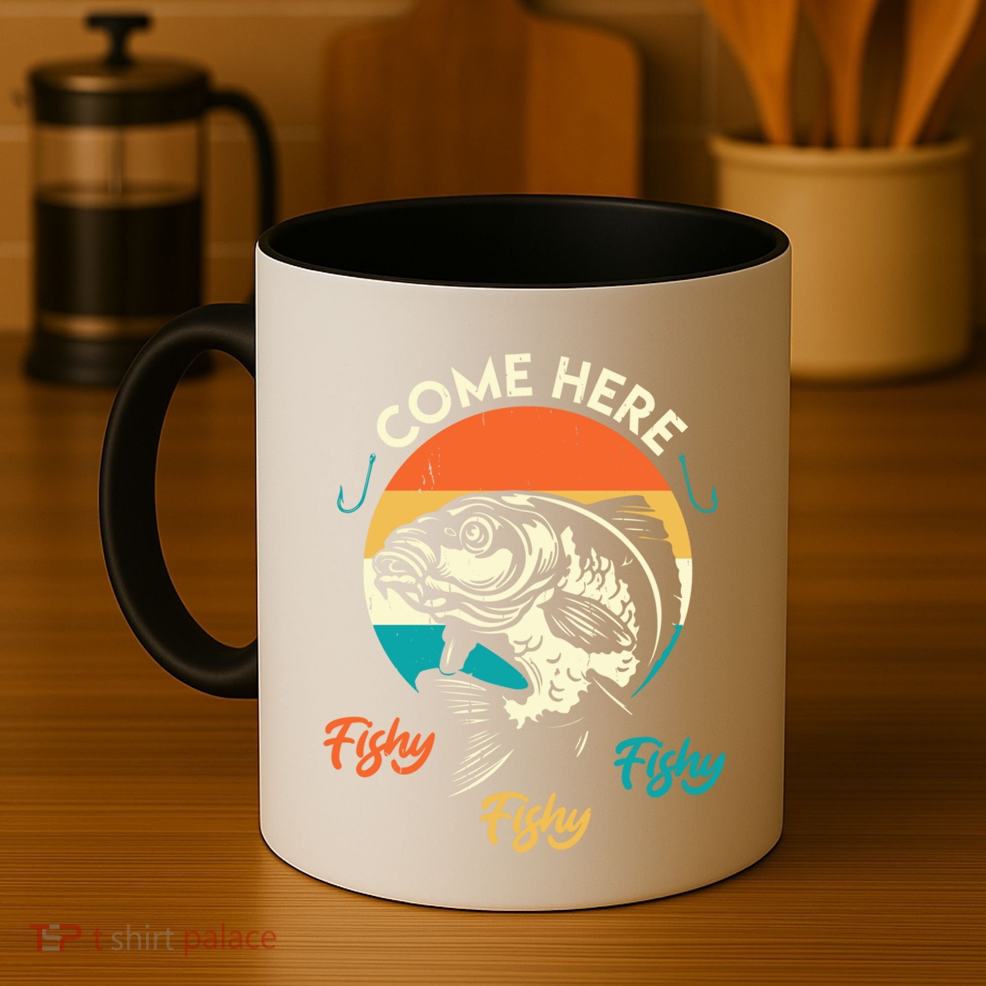 Fisher Come Here Fish Y Fishy Fishy Funny Fishing Gift Coffee Mug