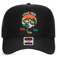 Fisher Come Here Fish Y Fishy Fishy Funny Fishing Gift Hat thumb 0