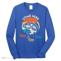 Fisher Come Here Fish Y Fishy Fishy Funny Fishing Gift Long Sleeve Shirt thumb 0