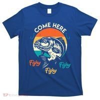 Fisher Come Here Fish Y Fishy Fishy Funny Fishing Gift T-Shirt thumb 0