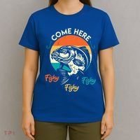 Fisher Come Here Fish Y Fishy Fishy Funny Fishing Gift T-Shirt thumb 4