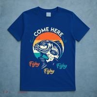 Fisher Come Here Fish Y Fishy Fishy Funny Fishing Gift T-Shirt thumb 5