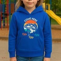 Fisher Come Here Fish Y Fishy Fishy Funny Fishing Gift Kids Hoodie thumb 3