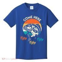 Fisher Come Here Fish Y Fishy Fishy Funny Fishing Gift Kids T-Shirt thumb 0