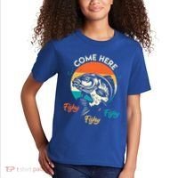 Fisher Come Here Fish Y Fishy Fishy Funny Fishing Gift Kids T-Shirt thumb 2