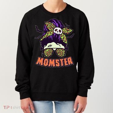 Funny Cute Halloween Momster Women's Sweatshirt