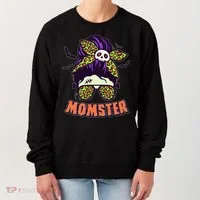 Funny Cute Halloween Momster Women's Sweatshirt thumb 0