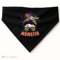 Funny Cute Halloween Momster USA-Made Doggie Bandana thumb 0