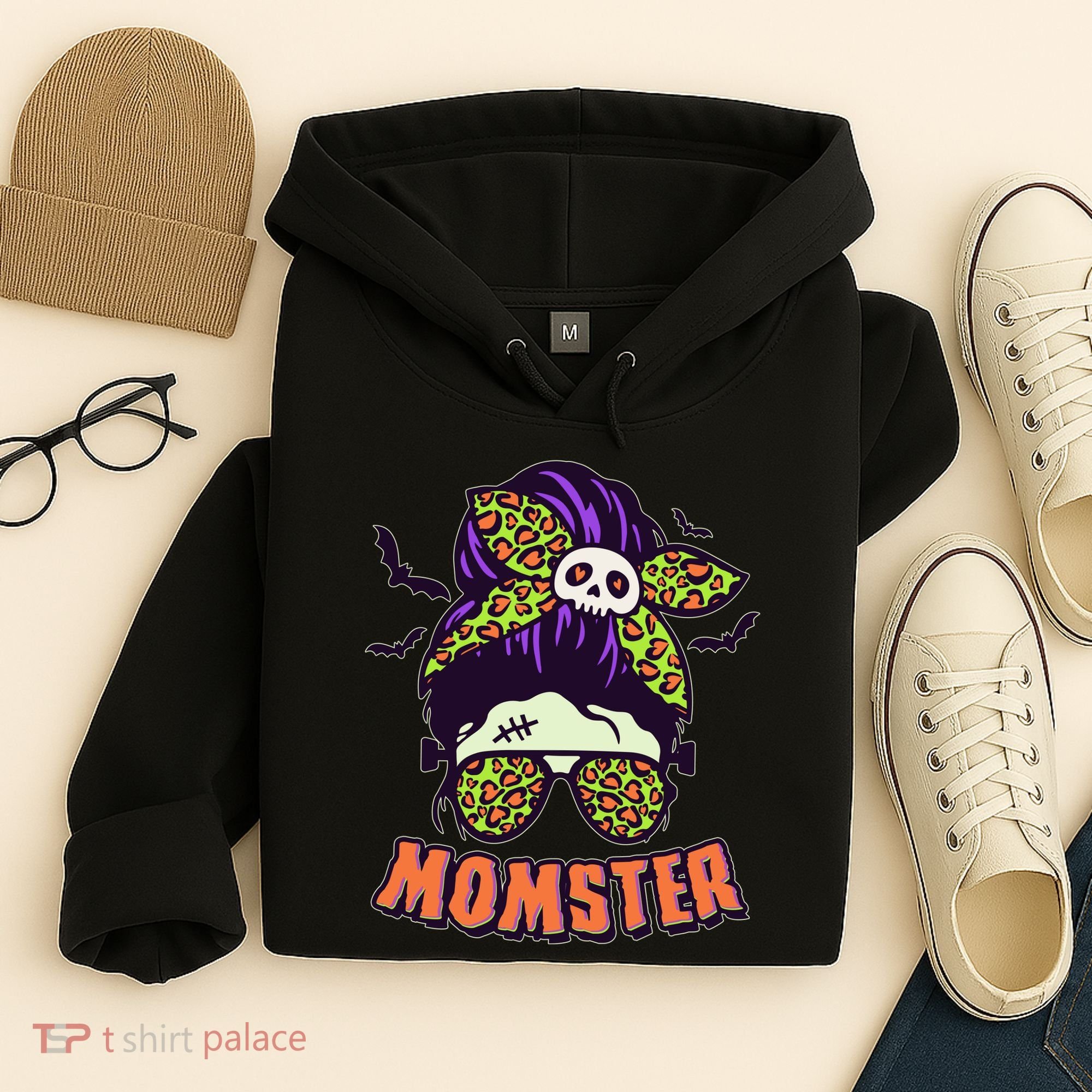 Funny Cute Halloween Momster Hoodie