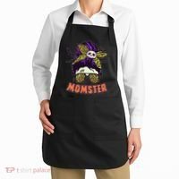Funny Cute Halloween Momster Apron thumb 2