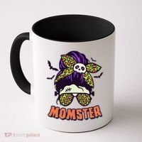 Funny Cute Halloween Momster Coffee Mug thumb 0