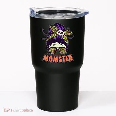Funny Cute Halloween Momster Tumbler