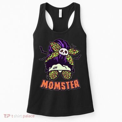 Funny Cute Halloween Momster Women's Tank Top