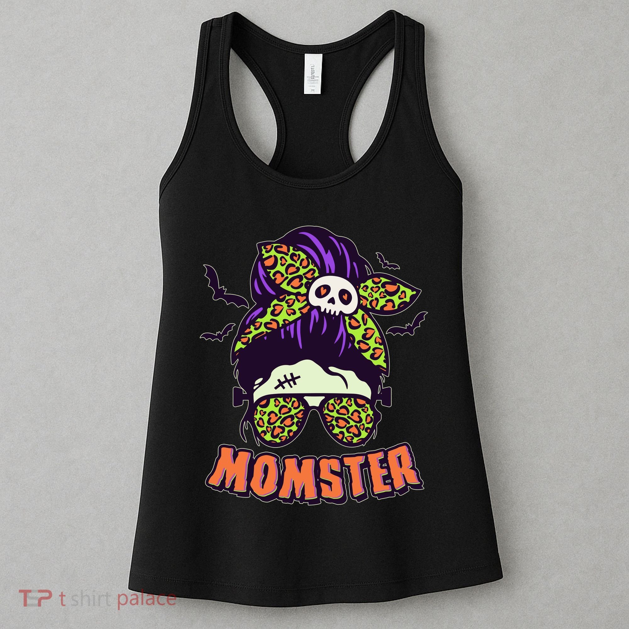 Funny Cute Halloween Momster Women's Tank Top