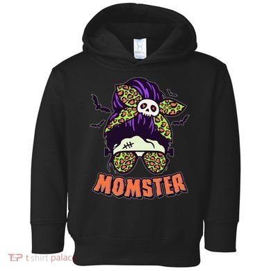 Funny Cute Halloween Momster Toddler Hoodie