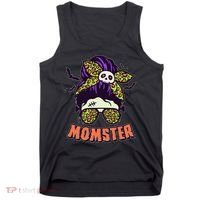 Funny Cute Halloween Momster Tank Top thumb 0
