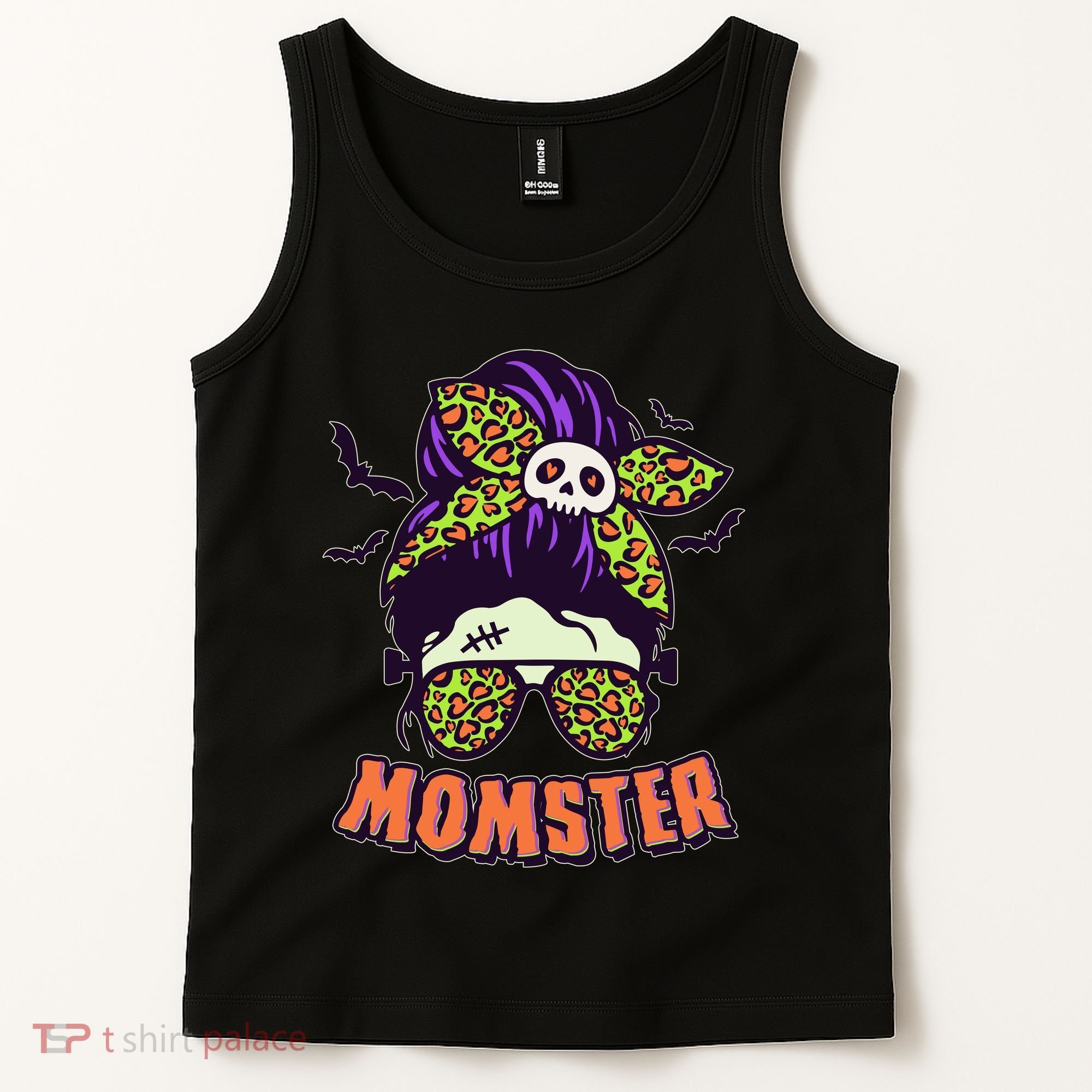 Funny Cute Halloween Momster Tank Top