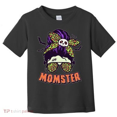 Funny Cute Halloween Momster Toddler T-Shirt