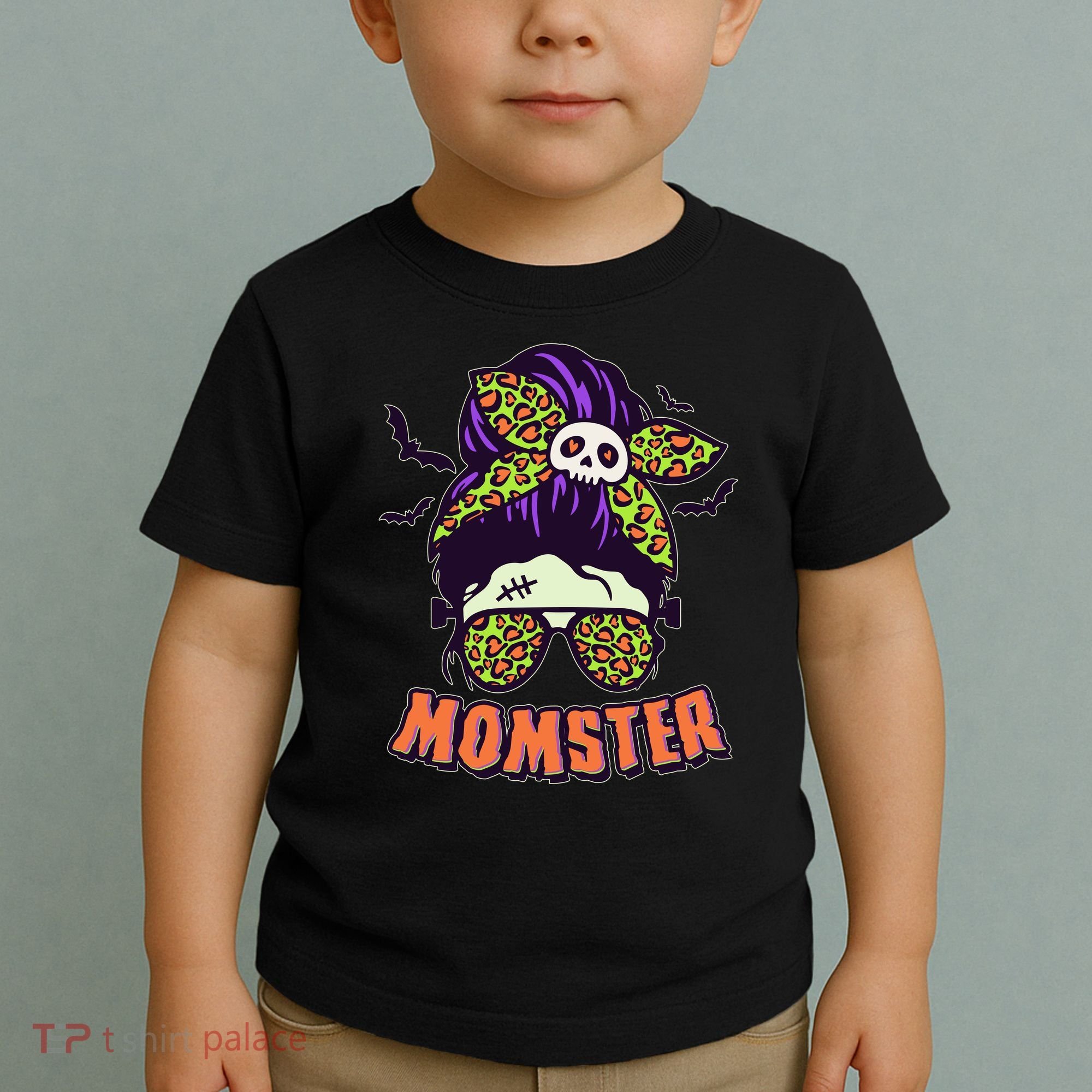 Funny Cute Halloween Momster Toddler T-Shirt