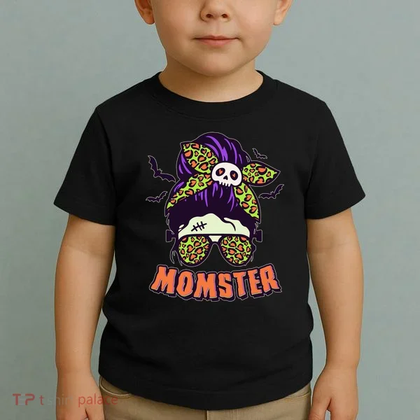 Funny Cute Halloween Momster Toddler T-Shirt