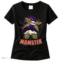Funny Cute Halloween Momster Women's T-Shirt thumb 0