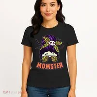Funny Cute Halloween Momster Women's T-Shirt thumb 4