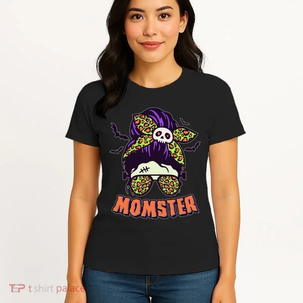 Funny Cute Halloween Momster Women's T-Shirt