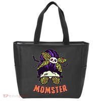 Funny Cute Halloween Momster Tote Bag thumb 0