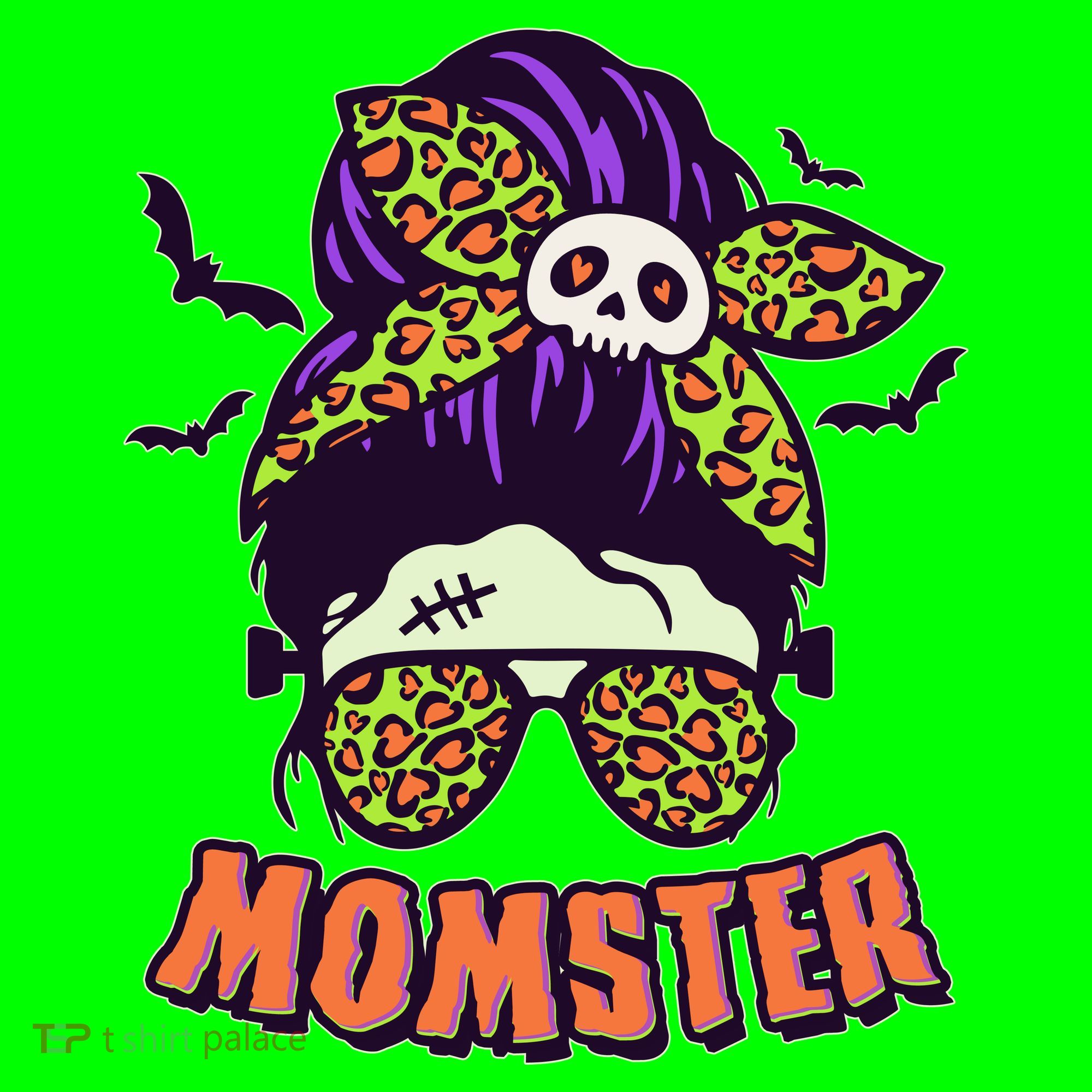Funny Cute Halloween Momster Long Sleeve Shirt
