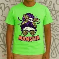Funny Cute Halloween Momster T-Shirt thumb 3