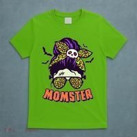 Funny Cute Halloween Momster T-Shirt thumb 5