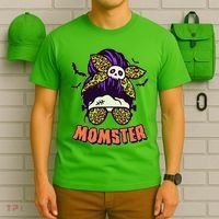 Funny Cute Halloween Momster T-Shirt thumb 6
