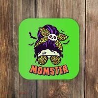 Funny Cute Halloween Momster Coaster thumb 0