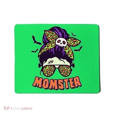Funny Cute Halloween Momster Mousepad
