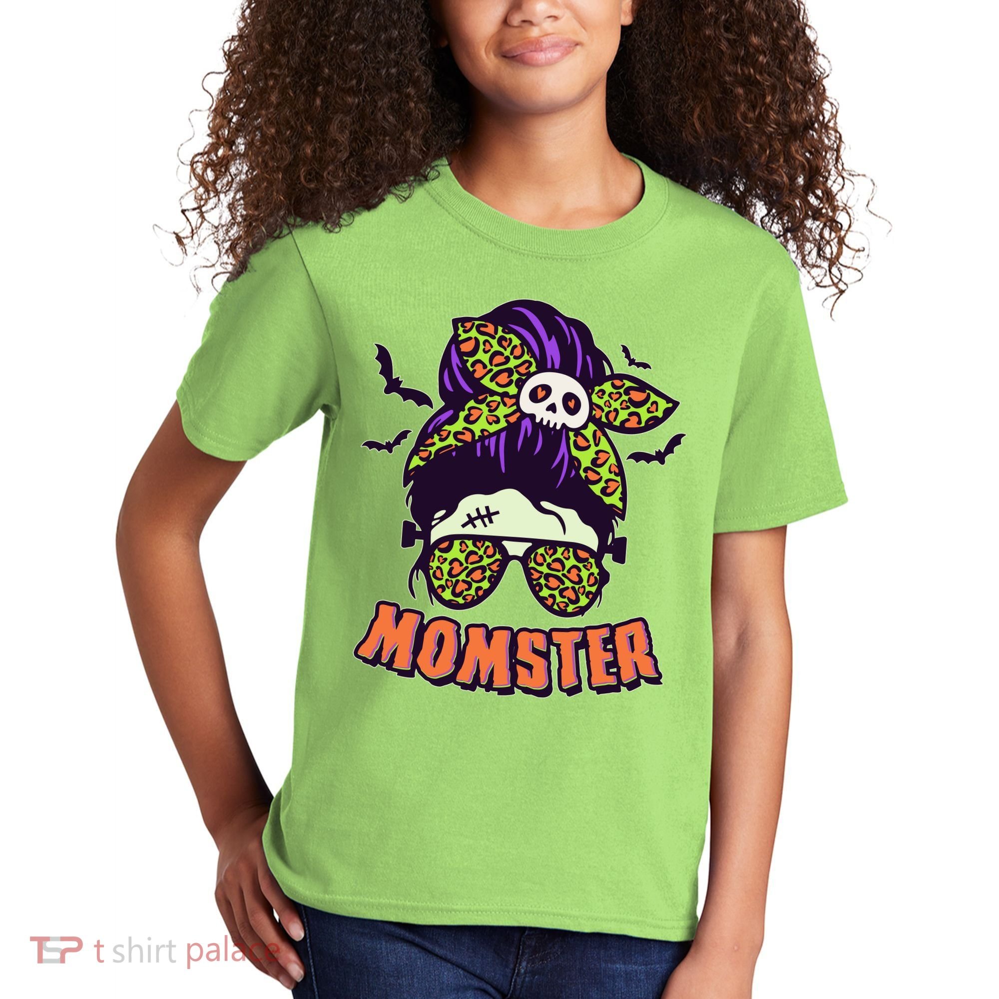 Funny Cute Halloween Momster Kids T-Shirt