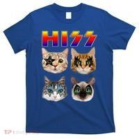 Funny Cat Hiss Rock And Roll For Cat Lover, Cat Dad, Cat Mom T-Shirt thumb 0