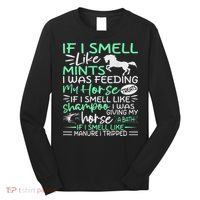 Funny Crazy Horse Women Girl, Horse Lover Ladies Gifts Long Sleeve Shirt thumb 0