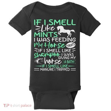 Funny Crazy Horse Women Girl, Horse Lover Ladies Gifts Baby Bodysuit