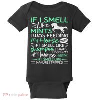 Funny Crazy Horse Women Girl, Horse Lover Ladies Gifts Baby Bodysuit thumb 0