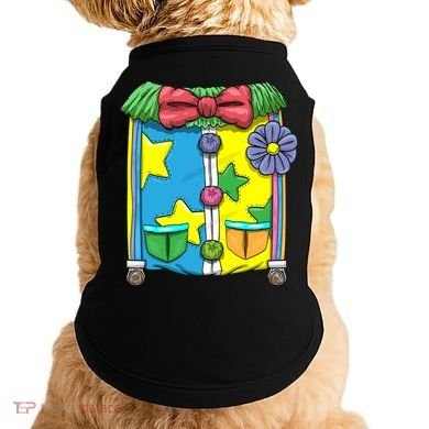 Funny Clown Halloween Costume Suit Doggie Tank